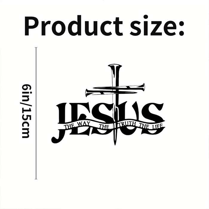 1pc Jesus Christian Themed Stickers