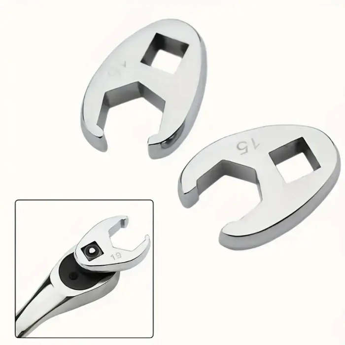 10-Piece 3/8-Inch Interchangeable Head Ratchet Wrench Set
