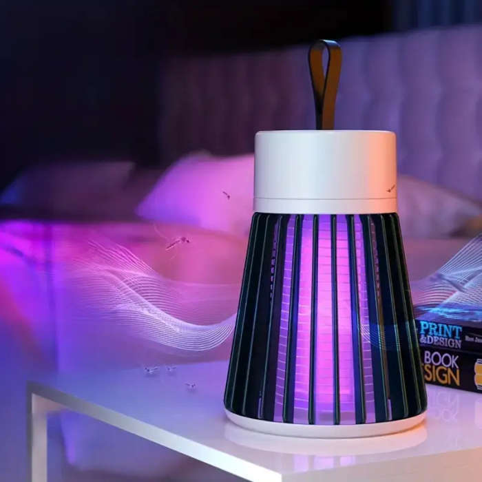 1pc Jynor USB-Powered Electric Fly Zapper & Mosquito Killer Lamp - Purple Light Trapping Insecticida