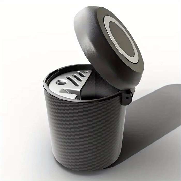 1pc Car Ashtray Portable Smokeless Car Ashtray Flame Retardant Cigarette Cup Container Cigar Ashtra