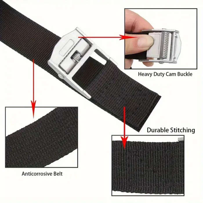 10 Heavy-Duty Fabric Straps