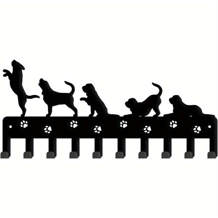 DogCentric Metal Key Holder  AnimalCrafted Hook Stand. Versatile And Mobile ItS a Top Wall