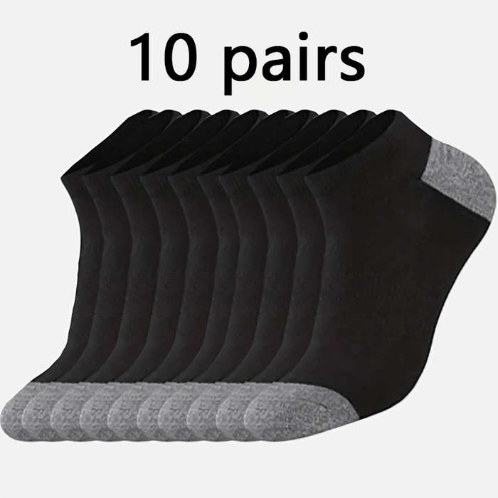 10 Pairs White One Size High Elastic Socks