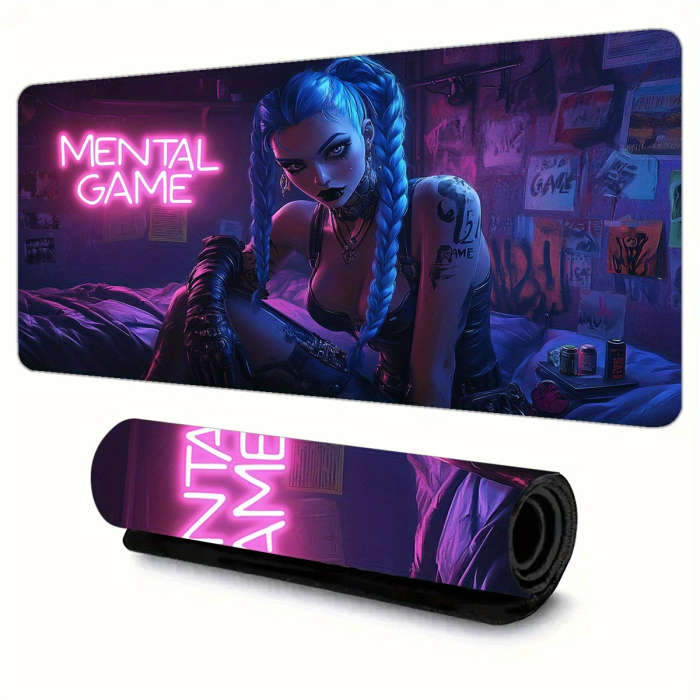 1pc 30x60cm Keyboard And Mouse Pad for Esports Players Waterproof And Non-Slip Design