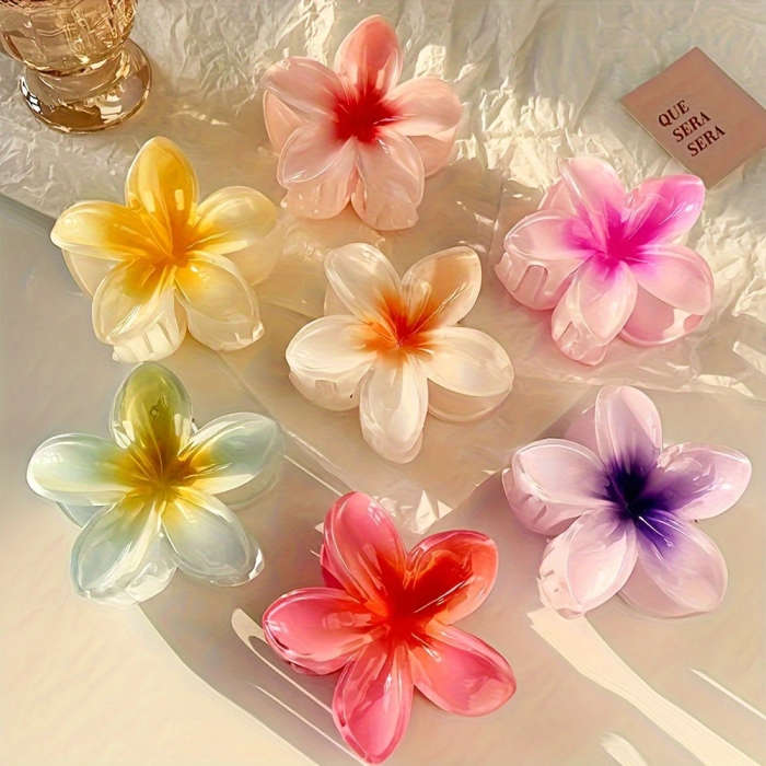 6Piece Gradient Flower Hairpin Set6Piece Gradient Flower Hairpin Set