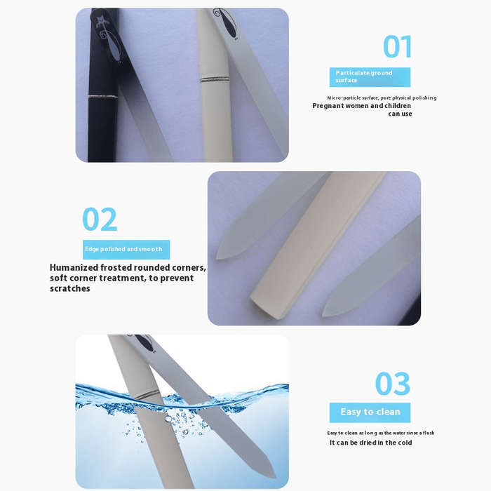 1pc Cute Cat Pattern Stainless Steel Nail File Suitable for Manicure and Pedicure Grinding an