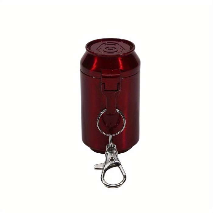 1pc Portable Mini Ashtray Bag In Bag Keychain