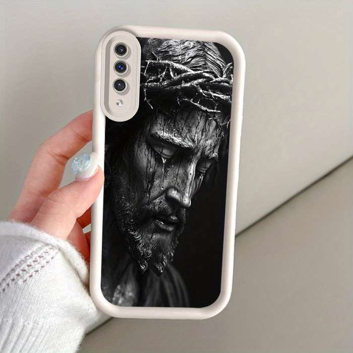 1pc White For Samsung Galaxy A52 Phone Cases