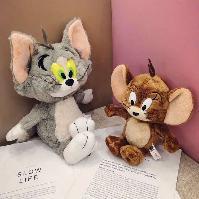 2-Piece Tom and Jerry Plush Doll Set