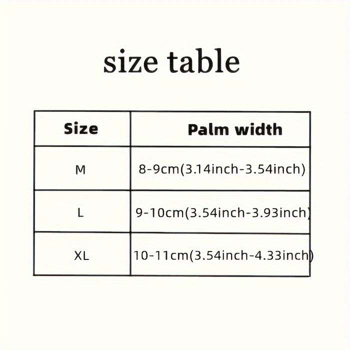 1 Pair Black Size XL Outdoor Sports Gloves