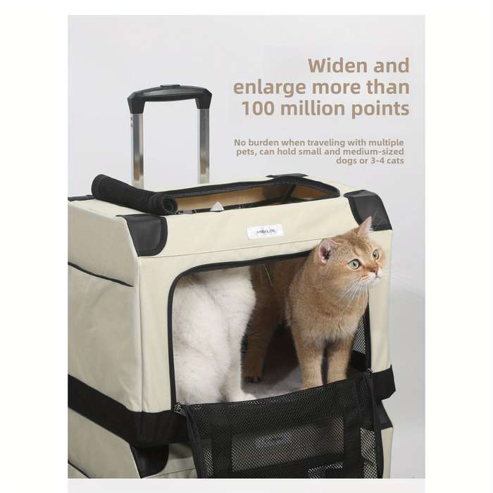 1pc Single bag Add pull rod Pet Bag