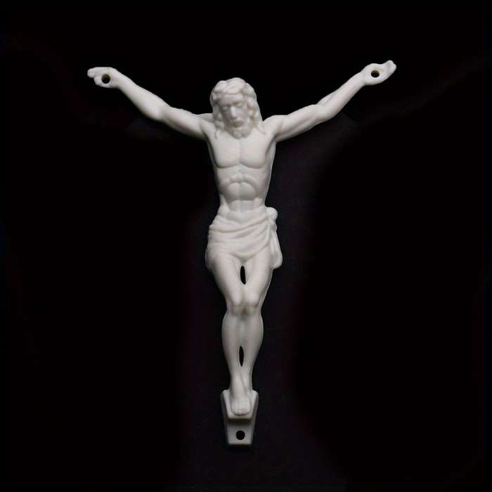 1 Piece White Jesus Theme Pendant