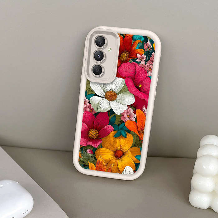 1pc White For Samsung Galaxy S21 FE 5G Phone Cases