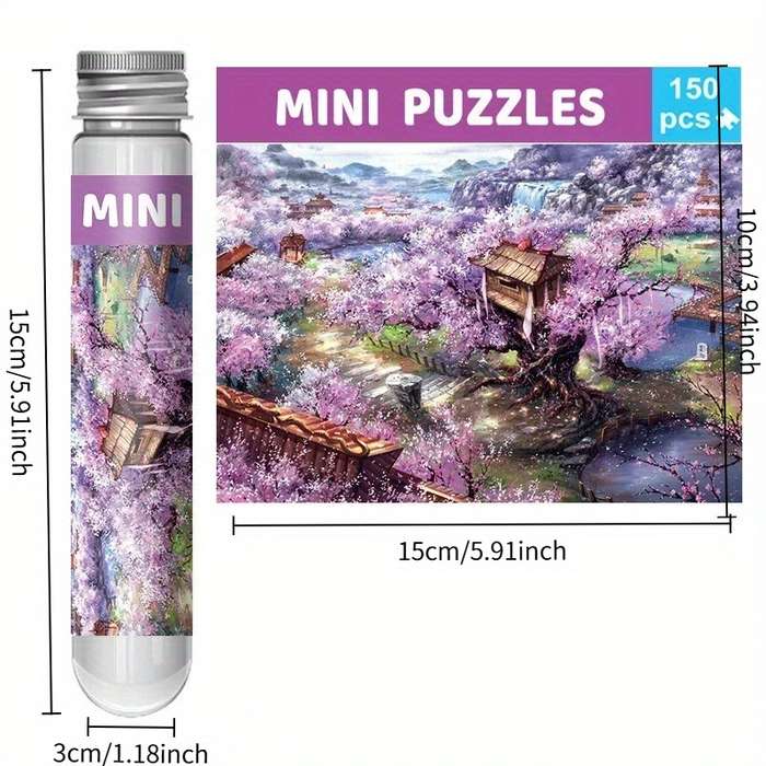 150pcs Mini Test Tube Puzzle Adult Relax Toy Game Family Educational Toys