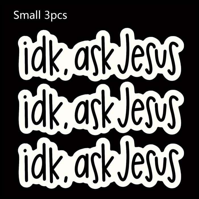 5 Pieces Jesus Christian Themed Stickers