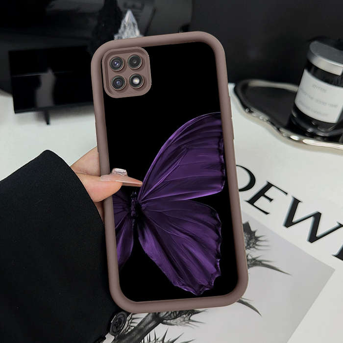 1pc White For Samsung Galaxy A12 Phone Cases