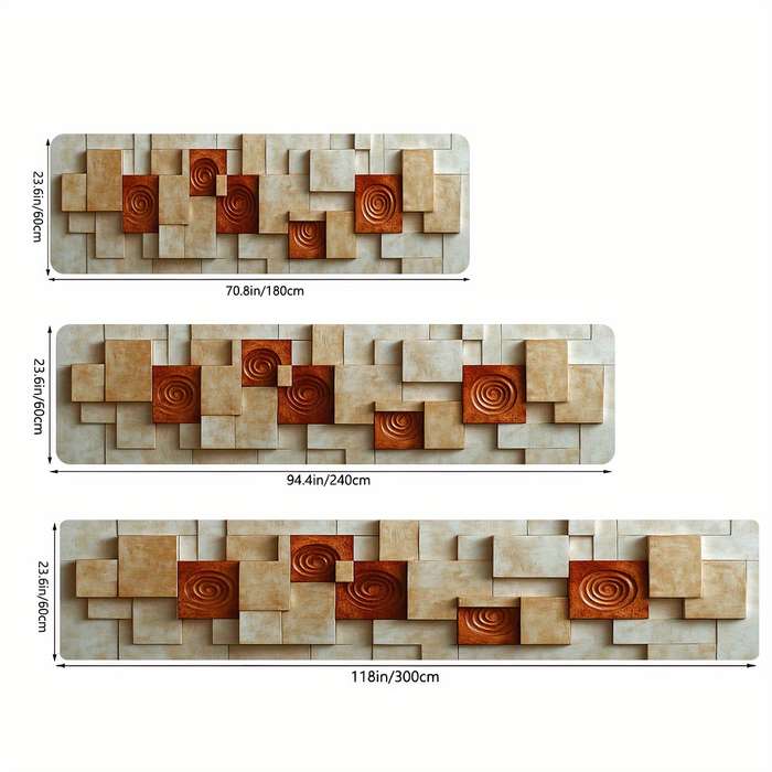 1Pc Mixed Color 24x94.5inch 60x240cm Floor Mat