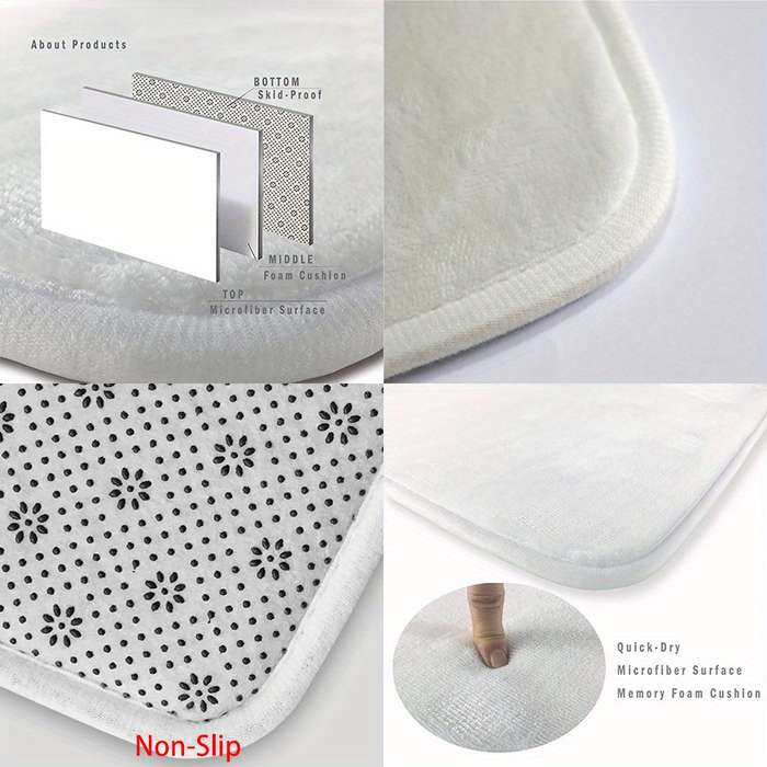 1Pc 50x80cm Floor Mat