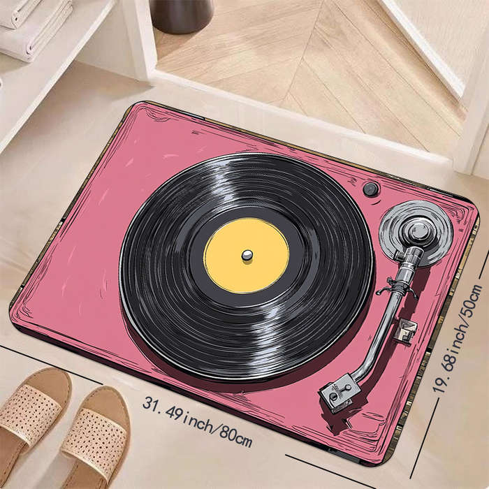 1Pc Pink 47.24x62.99inch 120x160cm Floor Mat