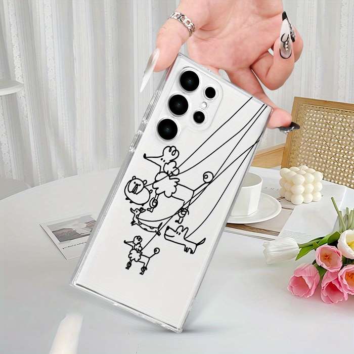 1Ps Transparent For Samsung Galaxy S24 Phone Cases