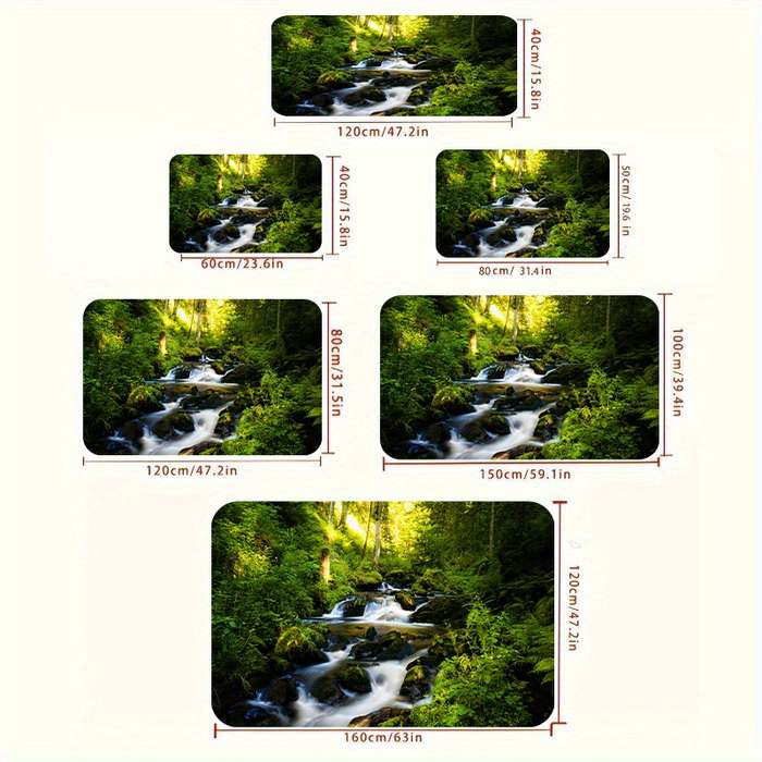 1Pc 47.24x62.99inch 120x160cm Floor Mat