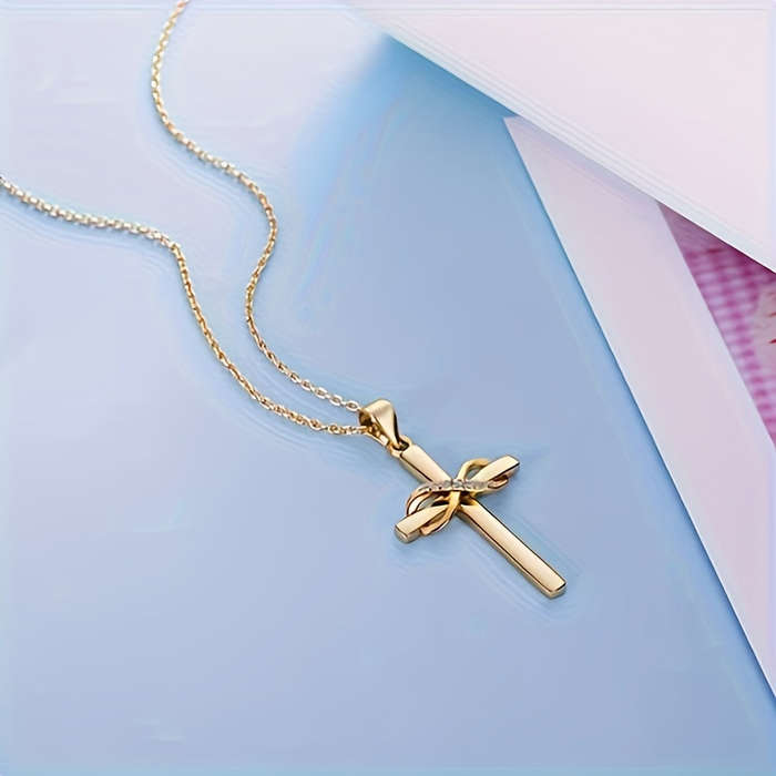 1 Piece Golden Jesus Theme Pendant