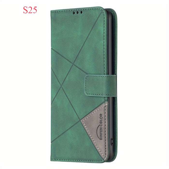 1pc Dark Green For Samsung Galaxy S25 Phone Cases