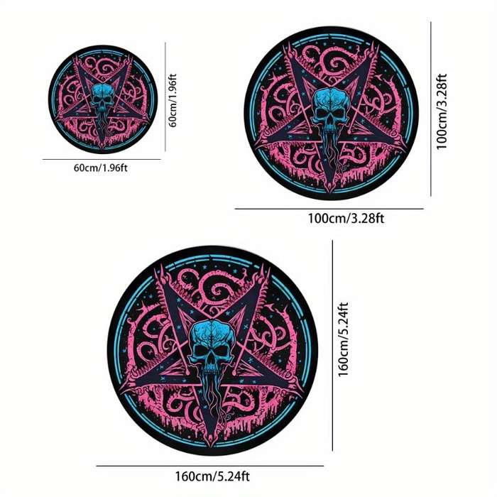 1Pc EV608 60x60cm Floor Mat