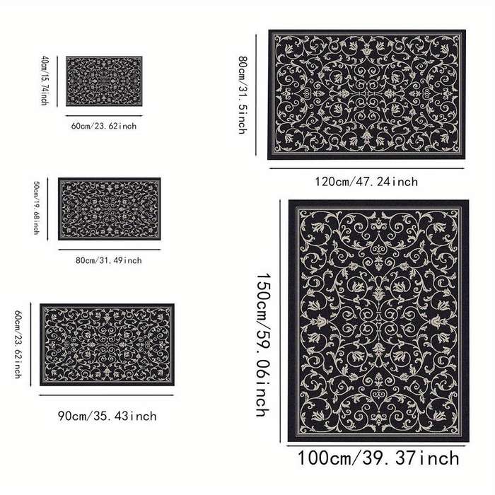 1Pc 15.7x23.6inch 40x60cm Floor Mat