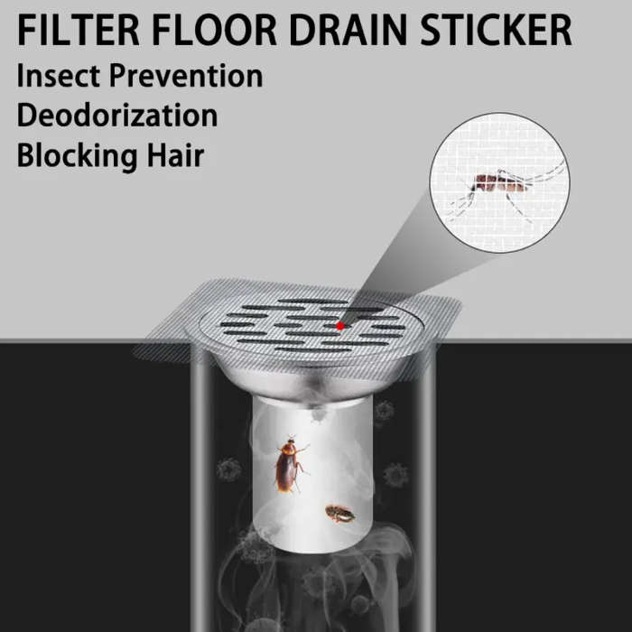 Disposable Hair Drain Stickers 30PCS