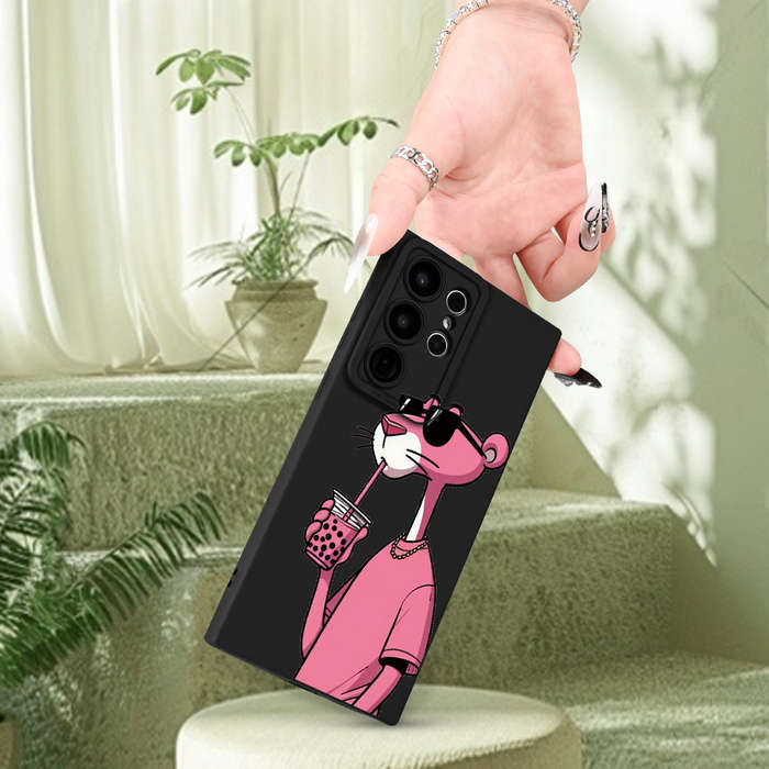 1pc Black For Samsung Galaxy S24 Ultra Phone Cases
