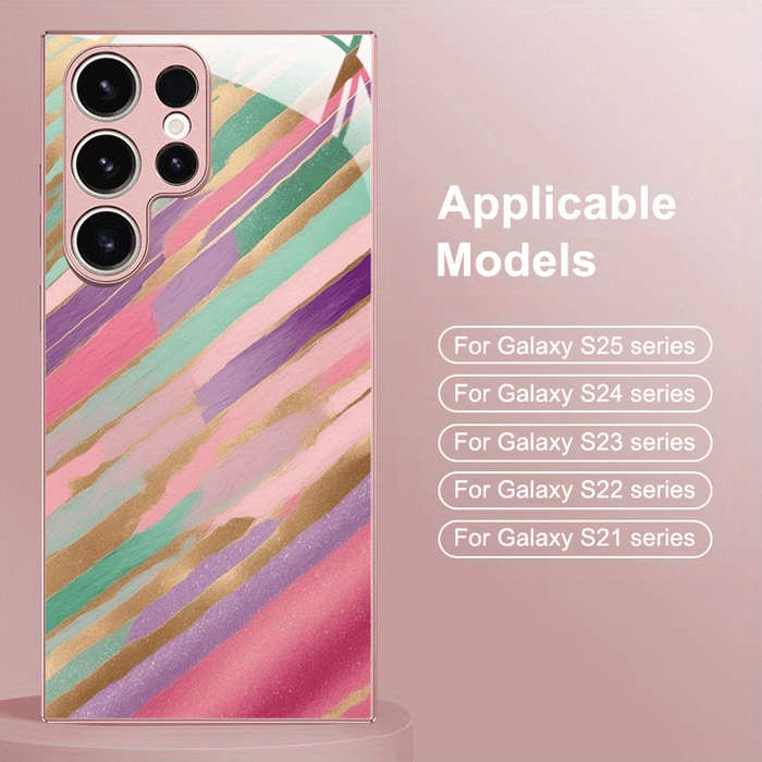 1pc Pink Color For Samsung Galaxy S21 Ultra 5G Phone Cases