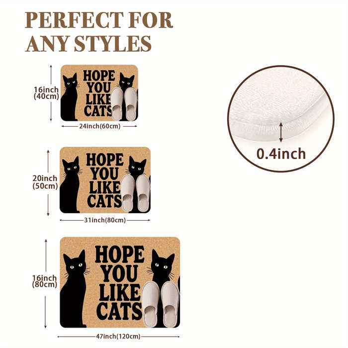1Pc 15.75x23.62inch 40x60cm Floor Mat