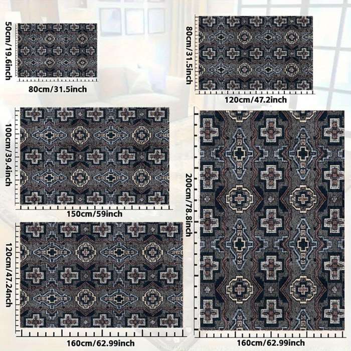 1Pc 59x39.4inch 150x100cm Floor Mat