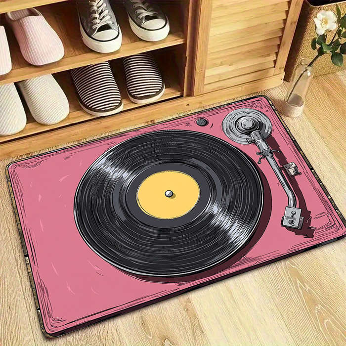 1Pc Pink 47.24x62.99inch 120x160cm Floor Mat