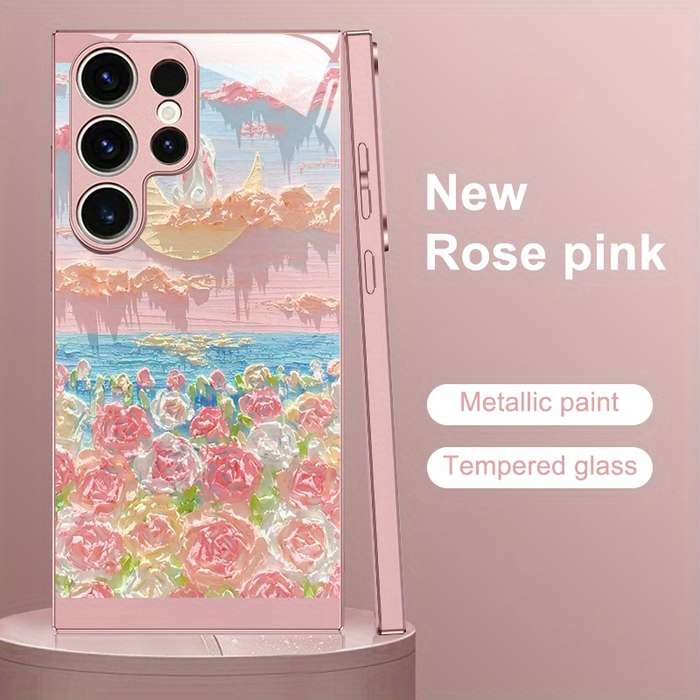 1Ps Pink Color For Samsung Galaxy S24 Fe Phone Cases