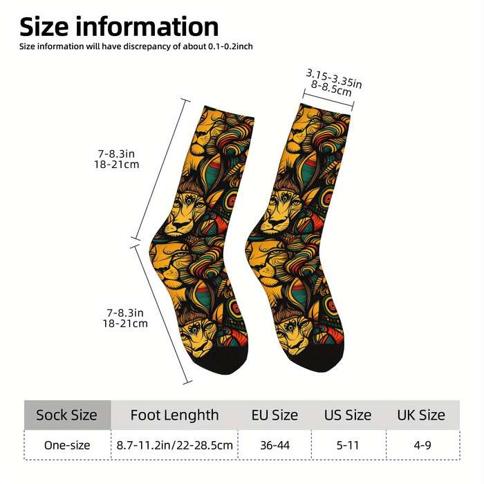 1 Pair Multicolor One Size Socks
