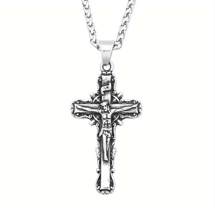 1 Piece 60cm Chain Add Pendant Jesus Theme Pendant