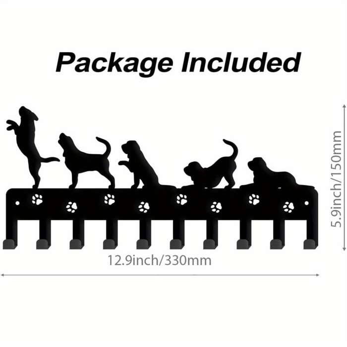 DogCentric Metal Key Holder  AnimalCrafted Hook Stand. Versatile And Mobile ItS a Top Wall