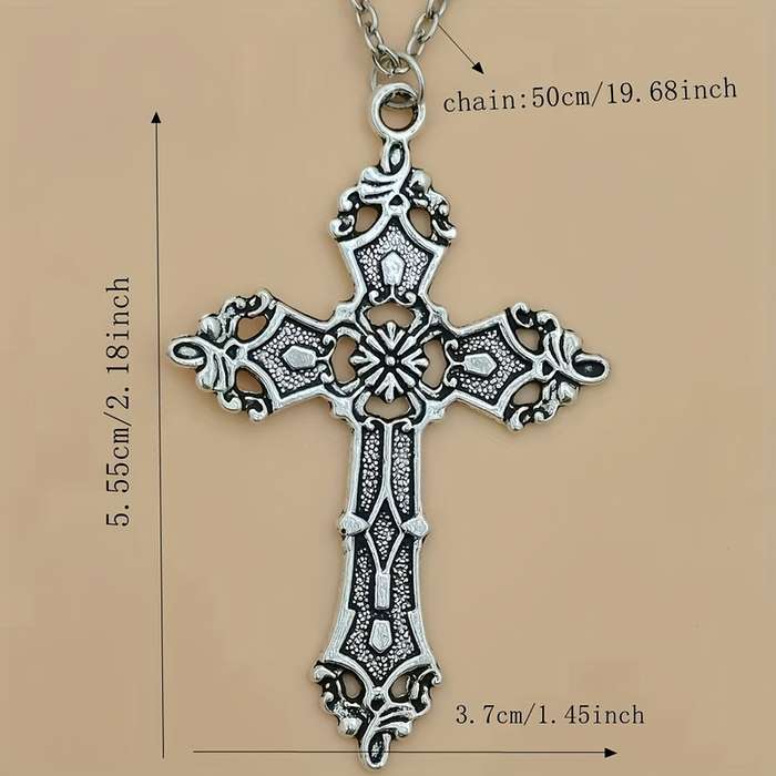 1 Piece Silvery Jesus Theme Pendant