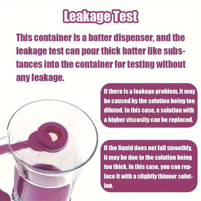 1pc Easy-Use Handheld Batter Dispenser with Measurements Precise Pouring Tool for Precise Baking