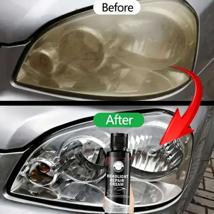 1pc 100g Universal Headlight Restoration Cream Kit Car Headlamp Repair Polish Scratch Yellowing Remo