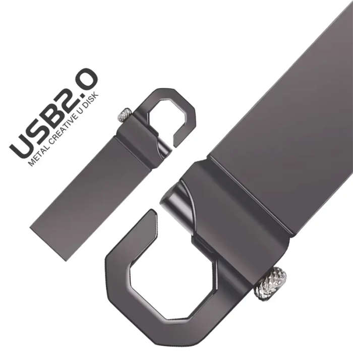 1pc High-Speed Metal Flash Drive USB 2.0 with 110GB Durable Memory Stick Portable USB Storage