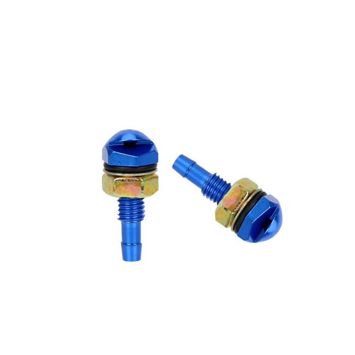 2Pcs Black Universal Aluminum Alloy Car Washer Wiper Jet Nozzles