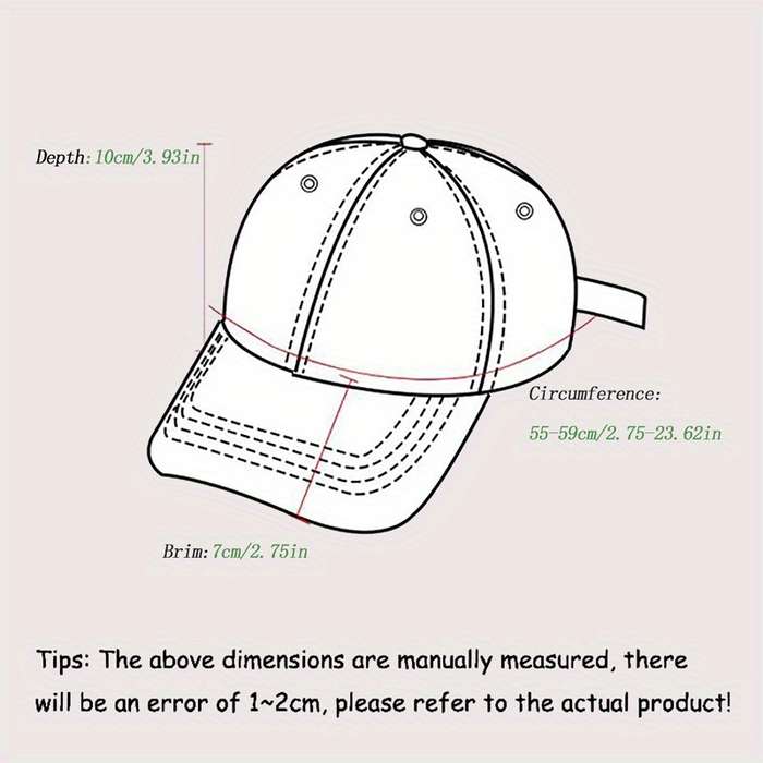 1pc HK Tan Decal 1949 Baseball Cap 100% Cotton Breathable Hat for Men Women Adjustable All-Seas