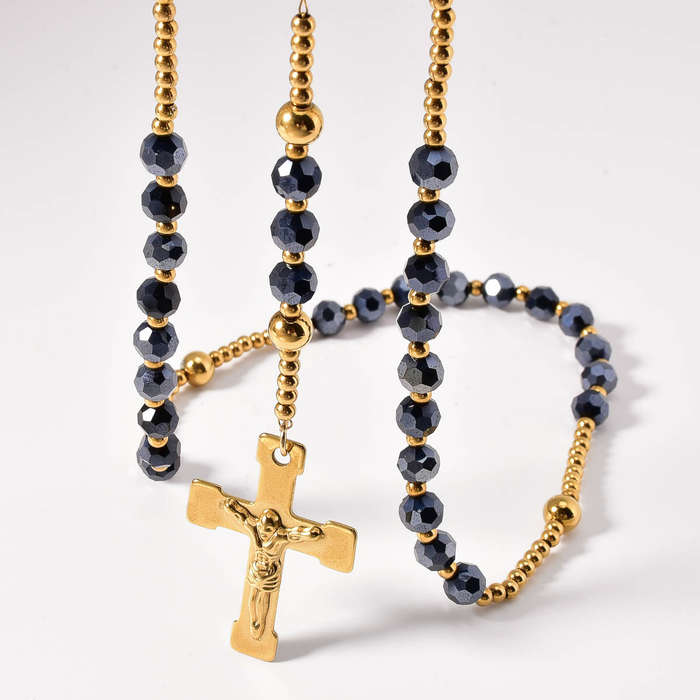 1 Piece Golden Jesus Theme Pendant