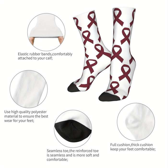 1 Pair Multicolor One Size Socks