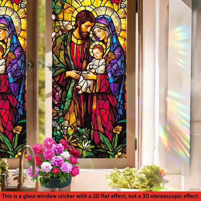 1pc 17.7139.37in   45100cm   Jesus Christian Themed Stickers