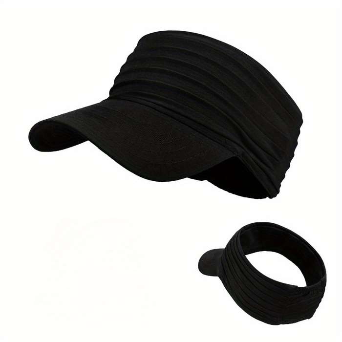 1pc Stylish Unisex Quick-Dry Visor Hat for Spring Summer Breathable Moisture-Wicking Running C