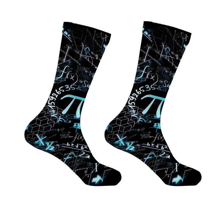 1 Pair Multicolor One Size Socks